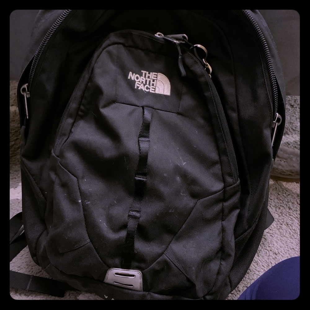 The Northface black vault backpack.